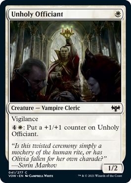 VOW - Unholy Officiant