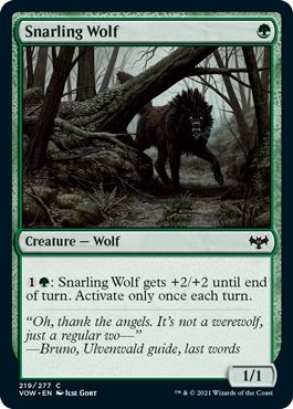 VOW - Snarling Wolf