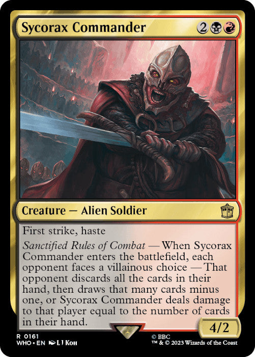 WHO - Sycorax Commander