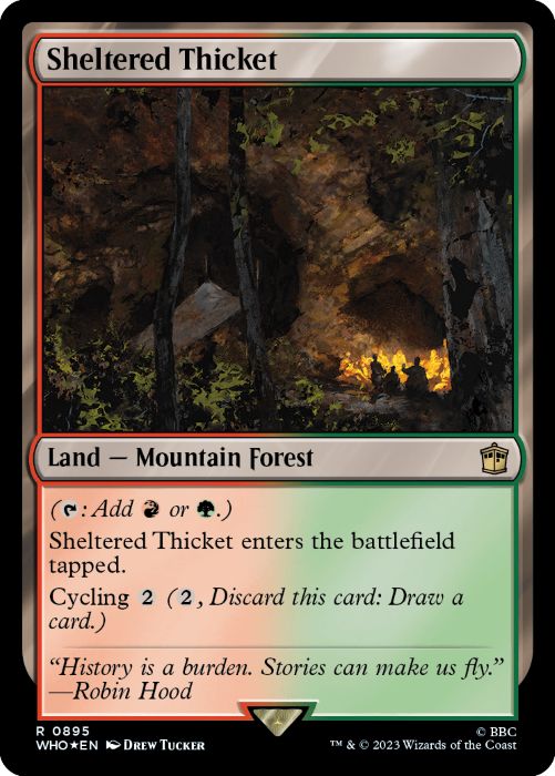 WHO - Sheltered Thicket