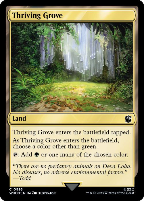 WHO - Thriving Grove