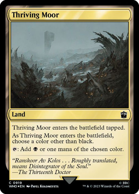 WHO - Thriving Moor