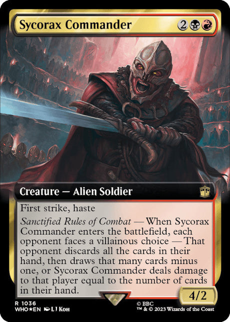 WHO - Sycorax Commander