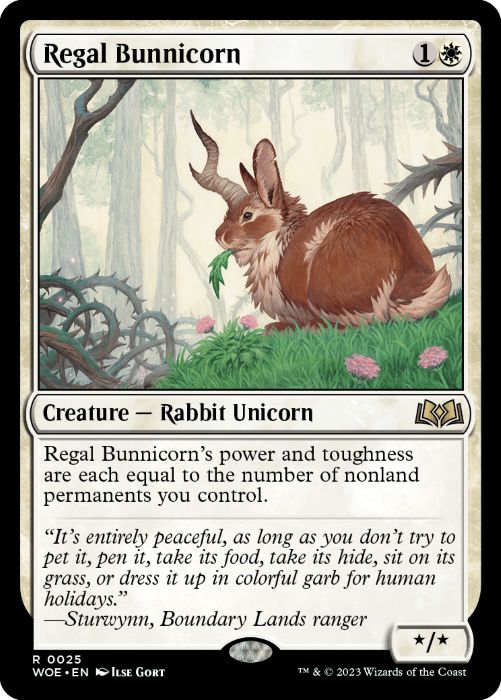 WOE - Regal Bunnicorn