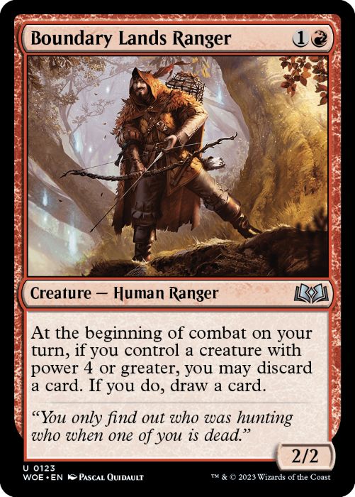 WOE - Boundary Lands Ranger