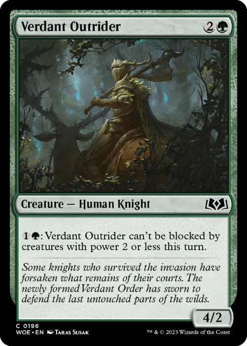 WOE - Verdant Outrider