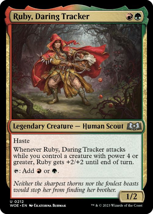 WOE - Ruby, Daring Tracker