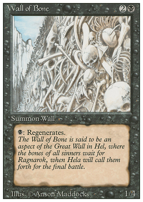 3ED - Wall of Bone