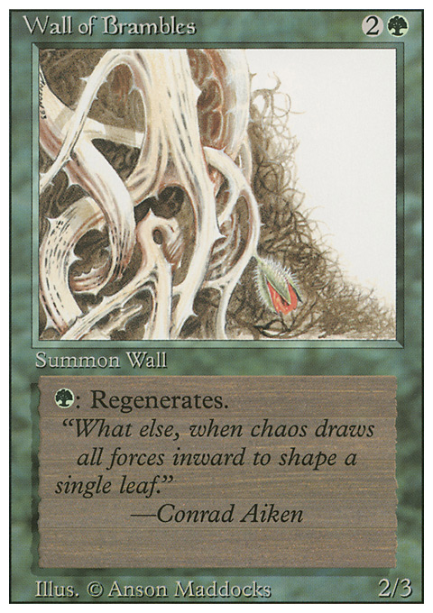 3ED - Wall of Brambles