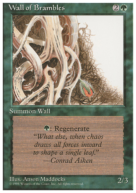 4ED - Wall of Brambles