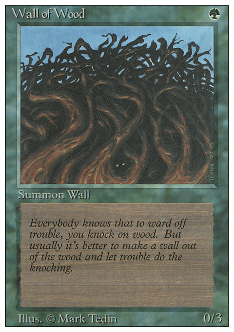 3ED - Wall of Wood