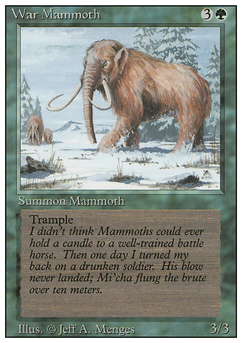 3ED - War Mammoth