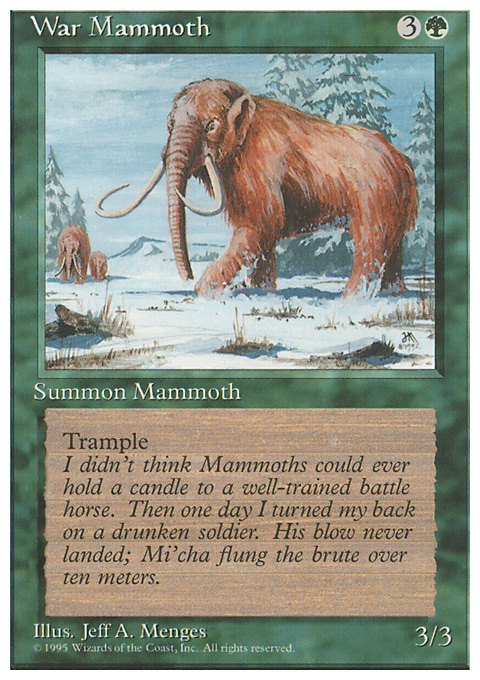 4ED - War Mammoth