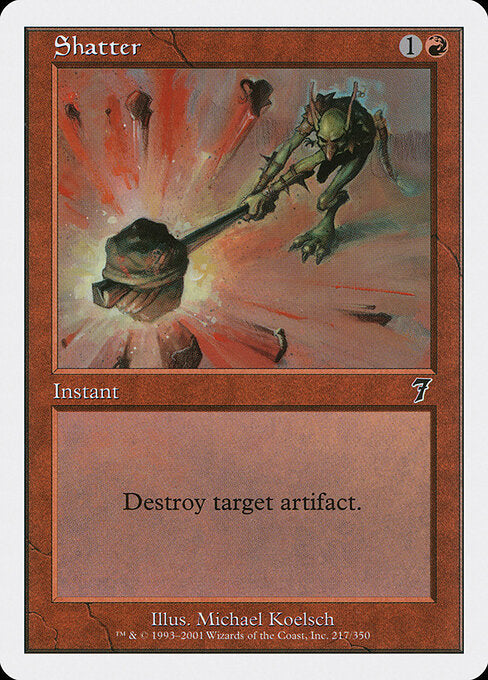 Shatter - Magic: The Gathering 7ED #217