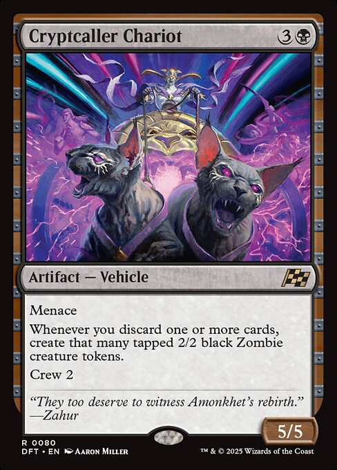 Cryptcaller Chariot - Magic: The Gathering DFT #80