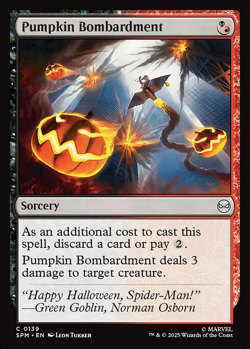 Pumpkin Bombardment - Magic: The Gathering SPM #139