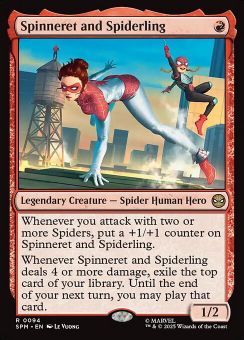 Spinneret and Spiderling - Magic: The Gathering SPM #94