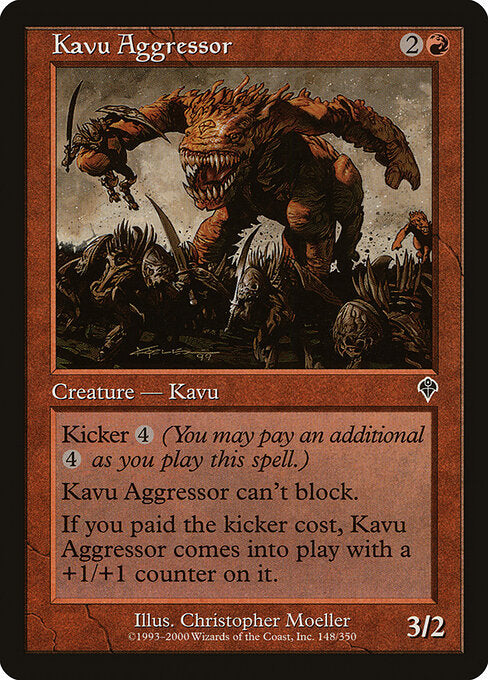 Kavu Aggressor - Magic: The Gathering INV #148