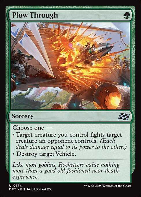 Plow Through - Magic: The Gathering DFT #174