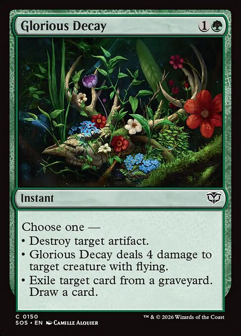 Glorious Decay - Magic: The Gathering SOS #150