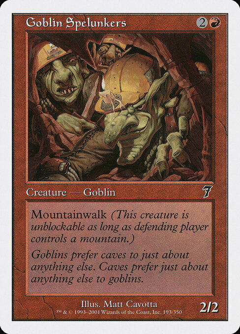 Goblin Spelunkers - Magic: The Gathering 7ED #193