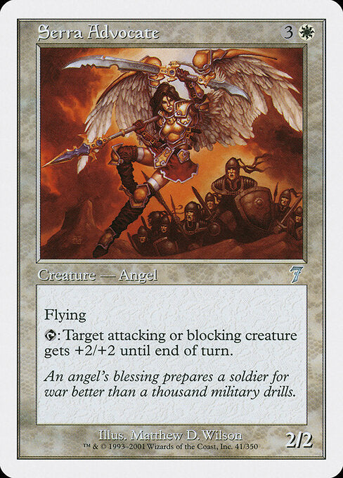 Serra Advocate - Magic: The Gathering 7ED #41