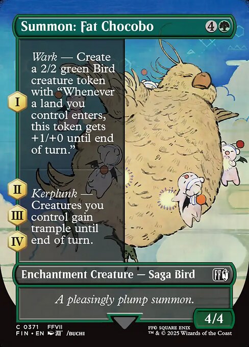 Summon: Fat Chocobo - Magic: The Gathering FIN #371