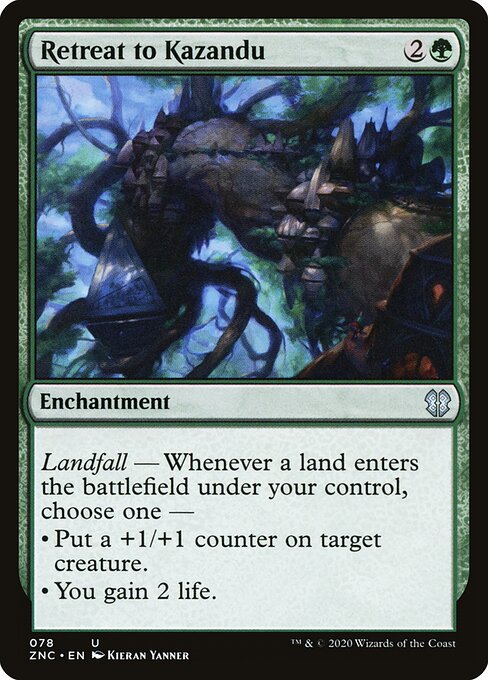 Retreat to Kazandu - Magic: The Gathering ZNC #78
