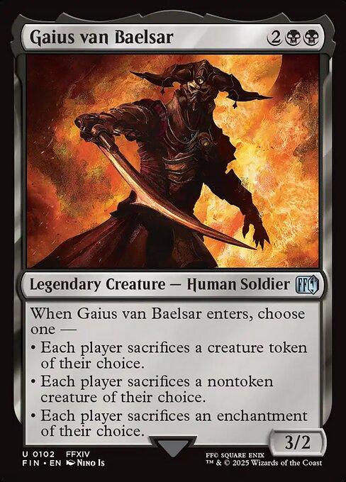 Gaius van Baelsar - Magic: The Gathering FIN #102