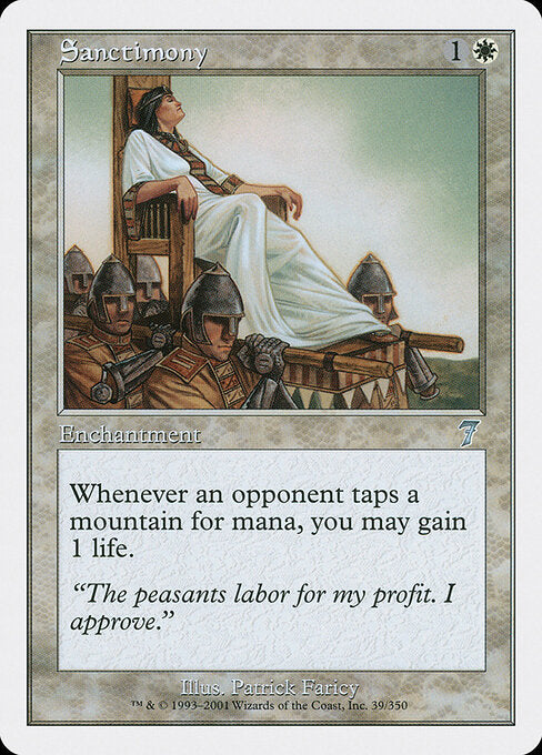 Sanctimony - Magic: The Gathering 7ED #39