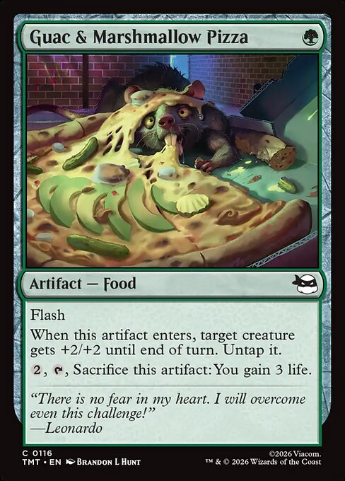 Guac & Marshmallow Pizza - Magic: The Gathering TMT #116