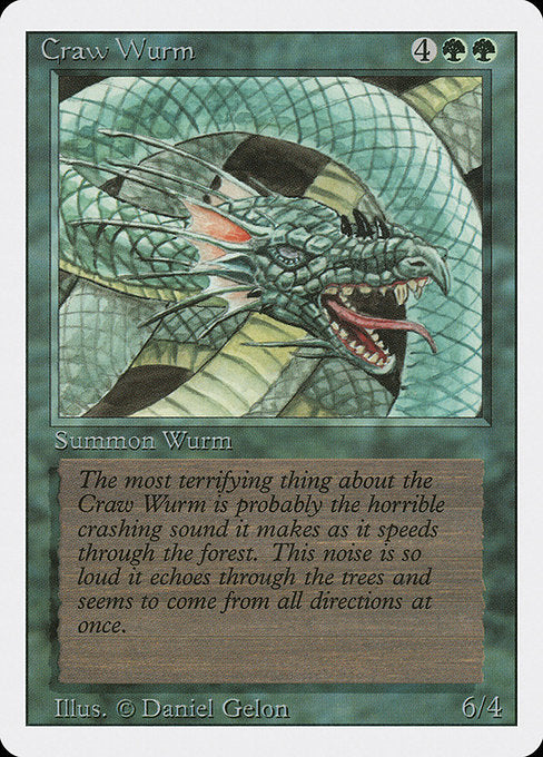 Craw Wurm Revised Edition 3ED