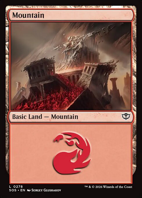 Mountain - Magic: The Gathering SOS #278