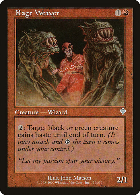 Rage Weaver - Magic: The Gathering INV #159