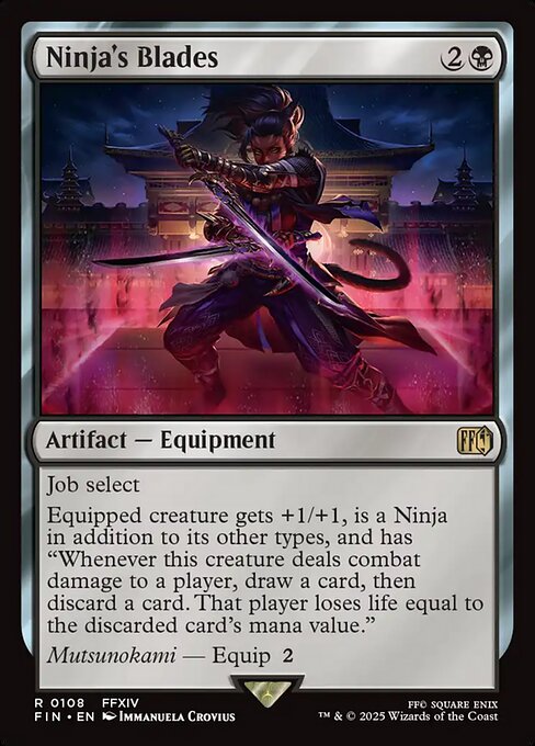 Ninja's Blades - Magic: The Gathering FIN #108