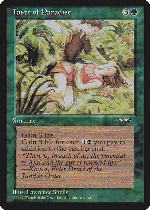 Taste of Paradise - Magic: The Gathering ALL #100b