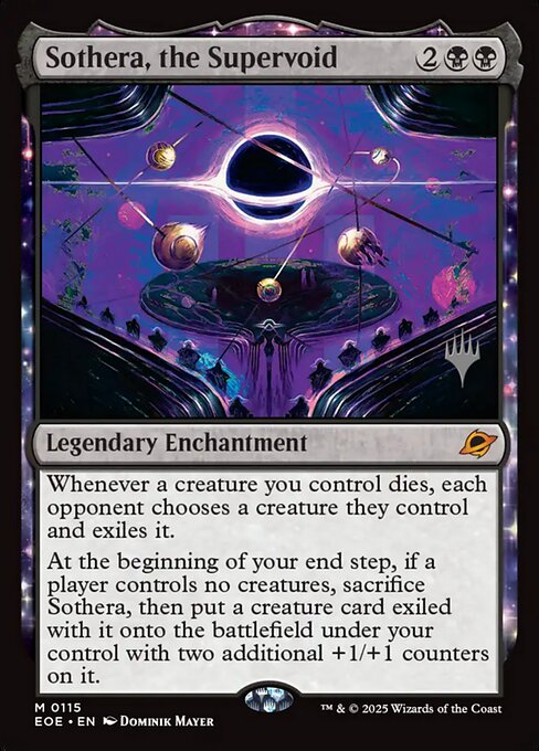 Sothera, the Supervoid Edge of Eternities Promos peoe