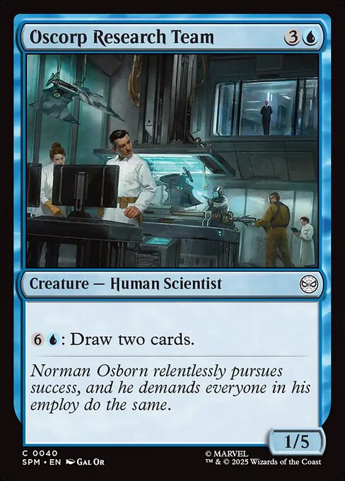 Oscorp Research Team - Magic: The Gathering SPM #40