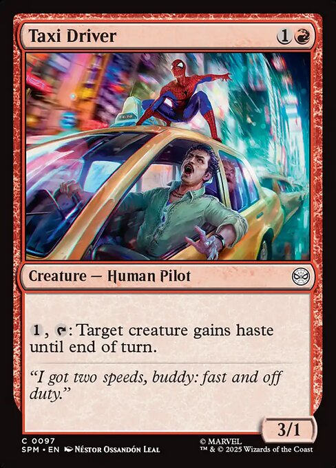 Taxi Driver - Magic: The Gathering SPM #97