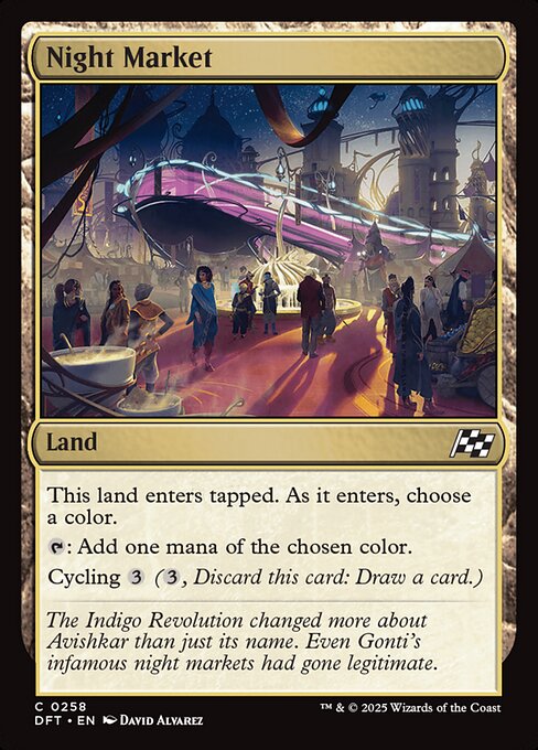 Night Market - Magic: The Gathering DFT #258