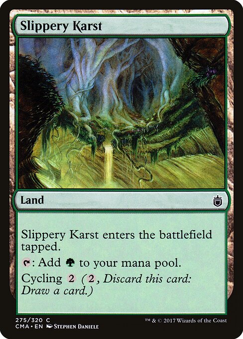 Slippery Karst - Magic: The Gathering CMA #275