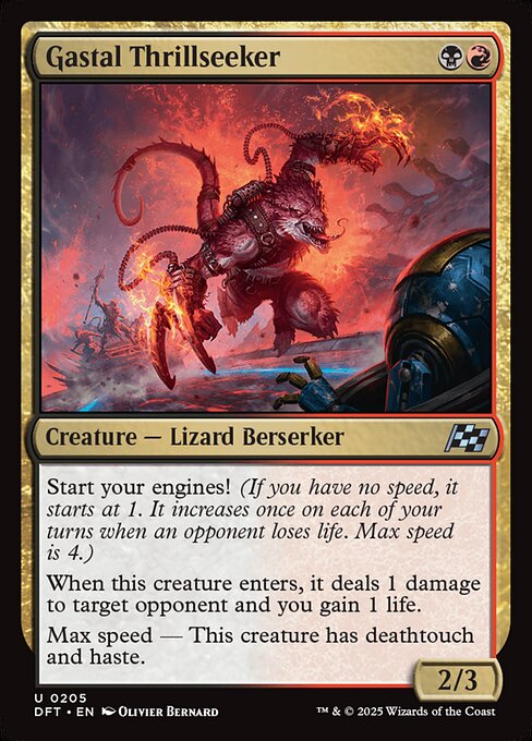 Gastal Thrillseeker - Magic: The Gathering DFT #205
