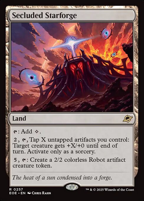 Secluded Starforge - Magic: The Gathering EOE #257