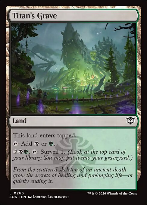 Titan's Grave - Magic: The Gathering SOS #266