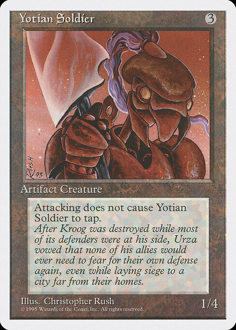 Yotian Soldier - Magic: The Gathering 4ED #360
