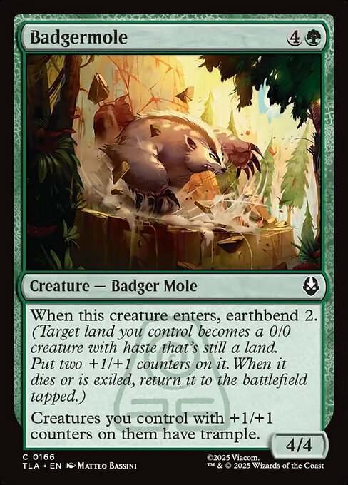 Badgermole - Magic: The Gathering TLA #166