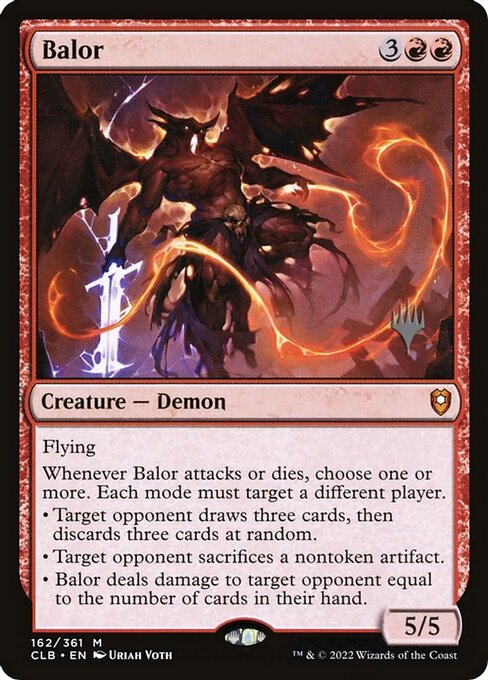Balor Battle for Baldur's Gate Promos pclb