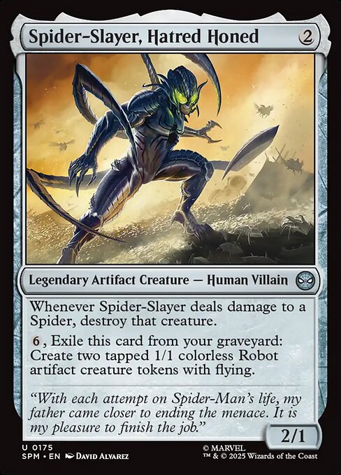 Spider-Slayer, Hatred Honed - Magic: The Gathering SPM #175