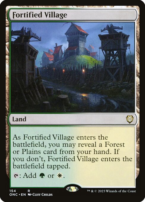 Fortified Village - Magic: The Gathering ONC #154