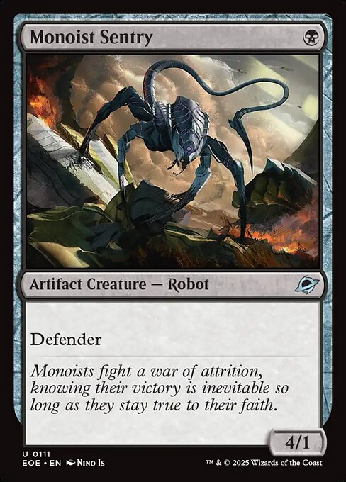 Monoist Sentry - Magic: The Gathering EOE #111
